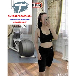 Set tập gym Nữ cao cấp, Co giãn 4 chiều, siêu thấm hút, không gây kích ứng da,  thích hợp tập gym, yoga, Aerobic