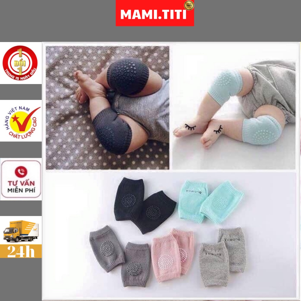 Tất đầu gối, tất bảo vệ đầu gối cho bé tập bò - MAMI.TITI