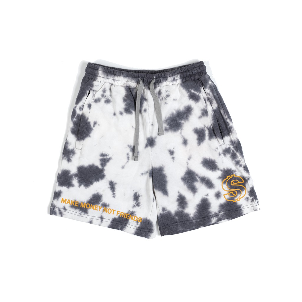 QUẦN SHORT "MMNF" TIE DYE IN GREY - [SMAKER]