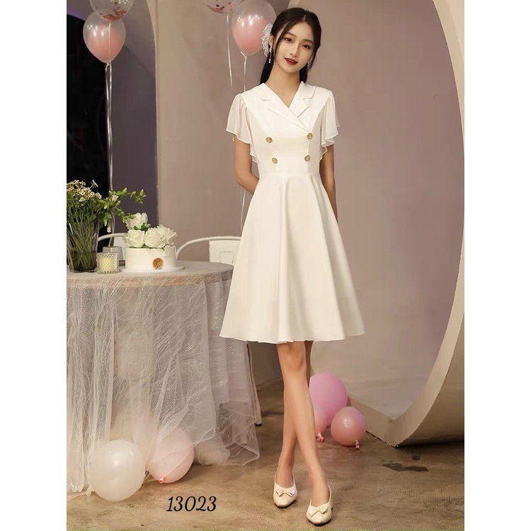 (HCM) Đầm xoè vintage kèm thắt may đẹp kỹ xịn xò qua gối siêu đẹp - thời trang nữ tính tiểu thư sang chảnh cho các chị e