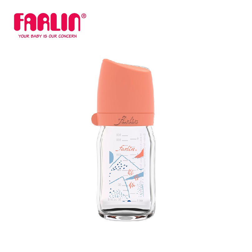 Bình Sữa Cho Bé City Bottle Thủy Tinh Cổ Rộng của FARLIN - Nepal - 160ml/240ml