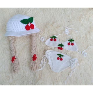 Bikini Handmade Họa Tiết Trái Cherry