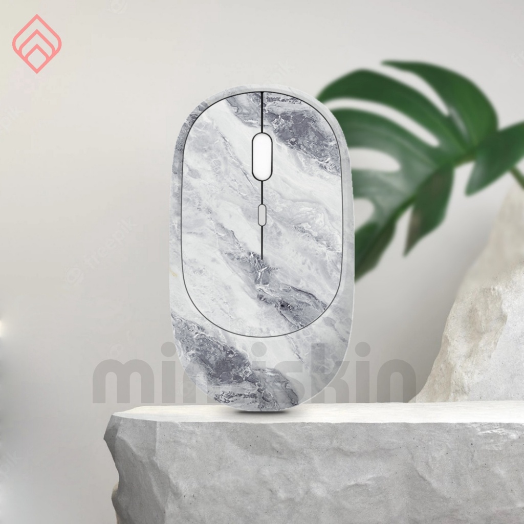 Chuột sạc, không dây Marble TZM03 kết nối wireless 2.4G, thiết kế cao cấp công thái học, tĩnh âm