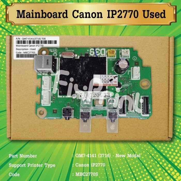 Bo Mạch Chủ Canon Ip2770 / 2770 Fsb3917