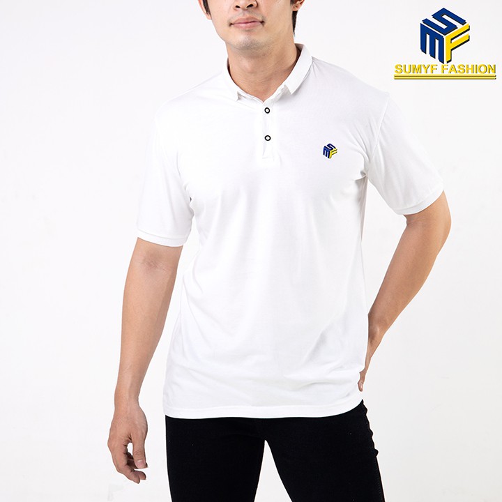 [8 Màu] Áo thun nam có cổ - Thun cotton co giãn 4 chiều thấm hút tốt | BigBuy360 - bigbuy360.vn