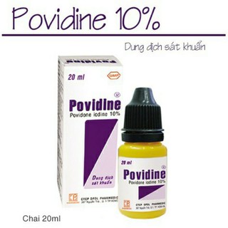 Sát Trùng Vết Thương Povidin Giá Tốt