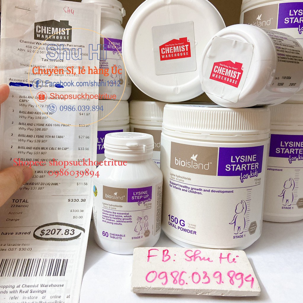 Hộp đựng ly- sine bio island viên, bột | BigBuy360 - bigbuy360.vn