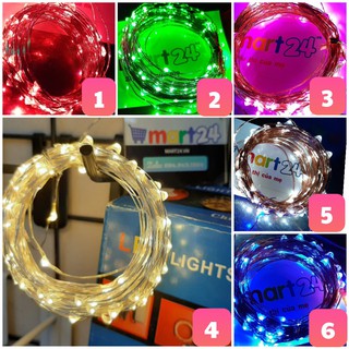 Dây đèn LED lights dài 10M có chui cắm, khách vào chọn mầu nhé