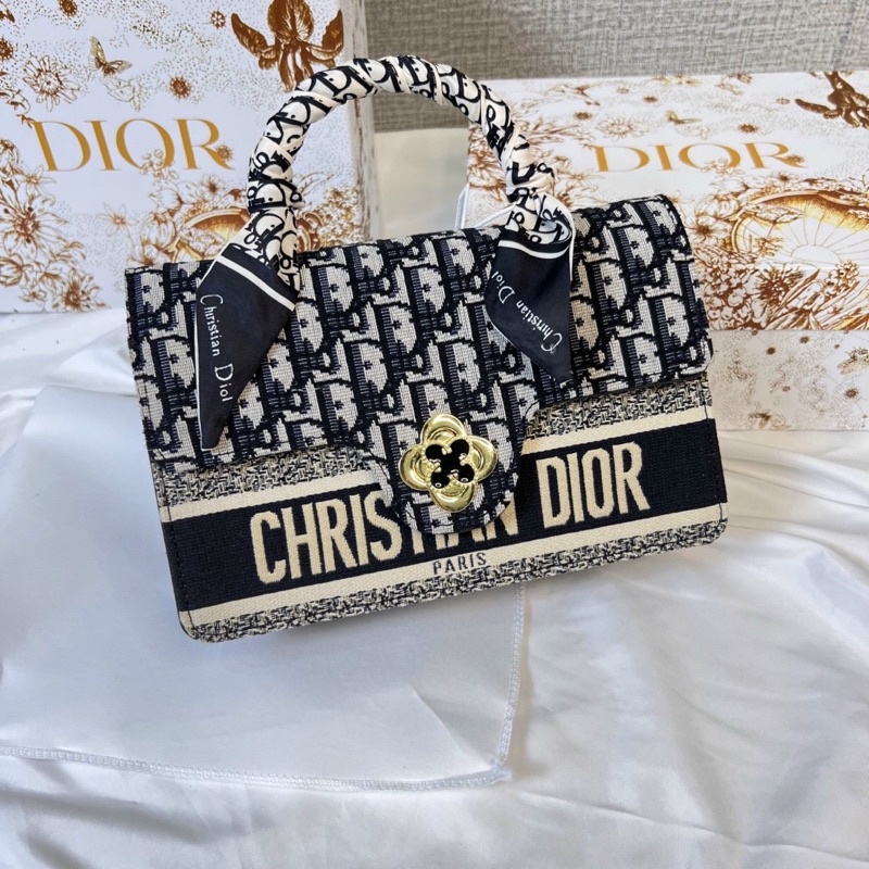 Túi xách dr quai xoắn tặng kèm nơ full box ảnh thật