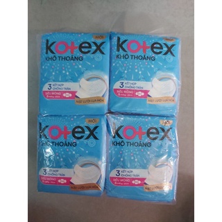Băng vệ sinh kotex cánh mỏng 8 miếng lốc 8 gói
