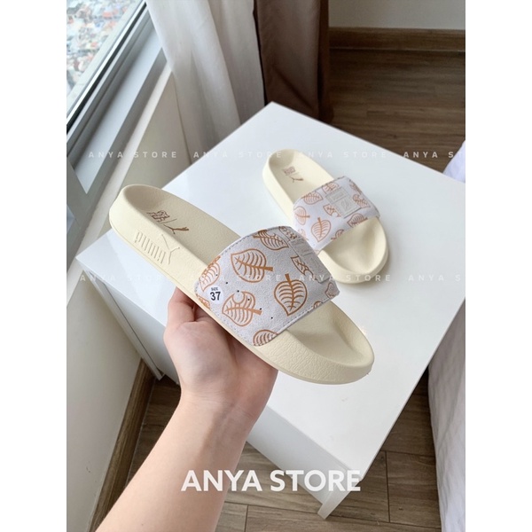 DÉP PU.MA ANIMAL CROSSING MÀU KEM & NÂU NỮ