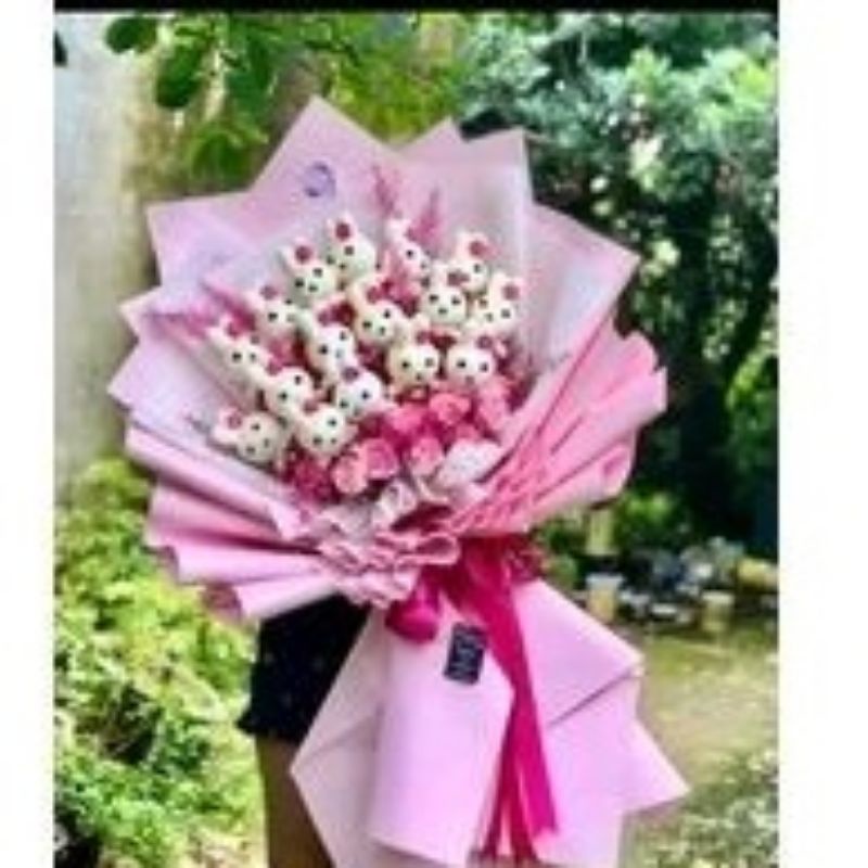 Thỏ xốp .dùng bó hoa .bỏ hộp quà