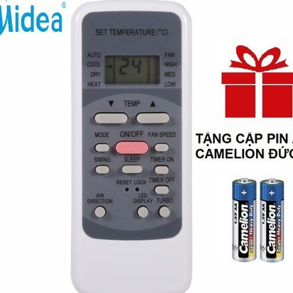 REMOTE ĐIỀU KHIỂN MÁY LẠNH MIDEA CO TUBO