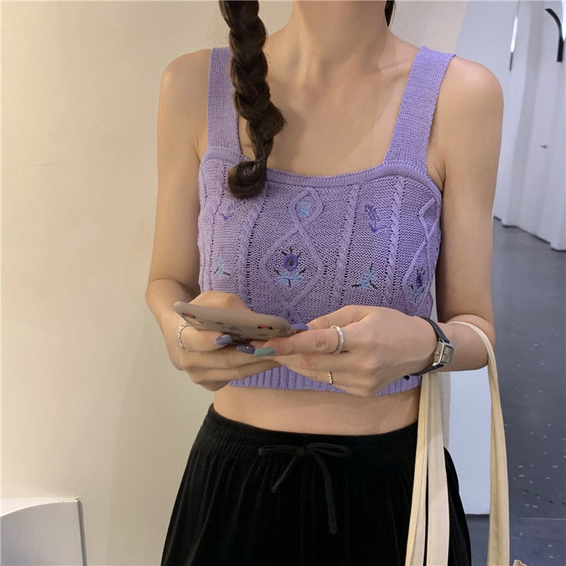 Short Two-Color Two-Wire T-shirt, Beautiful Two-Wire T-shirt