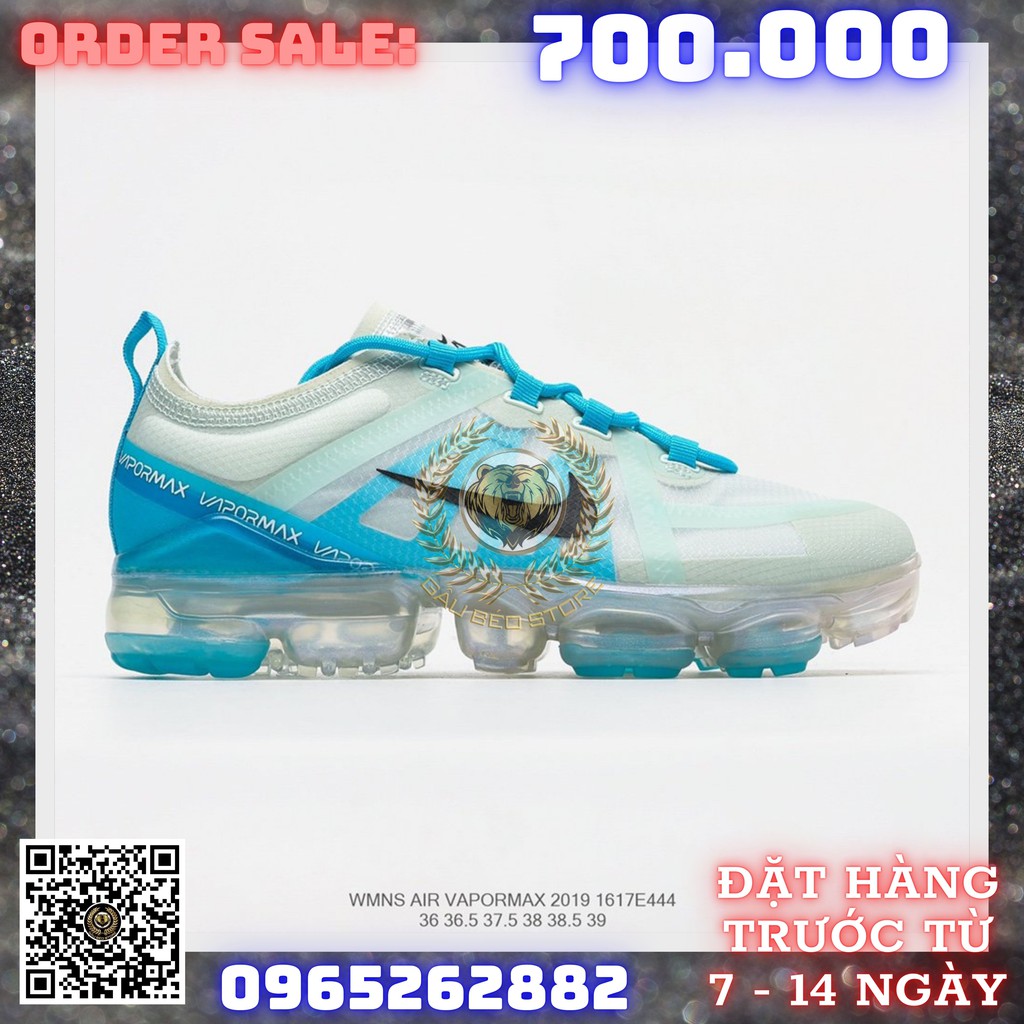 GIÀY SNEAKER MÃ SẢN PHẨM_Nike Air Vapormax 2019 NHIỀU MÀU PHONG CÁCH FULLBOX + FREESHIP