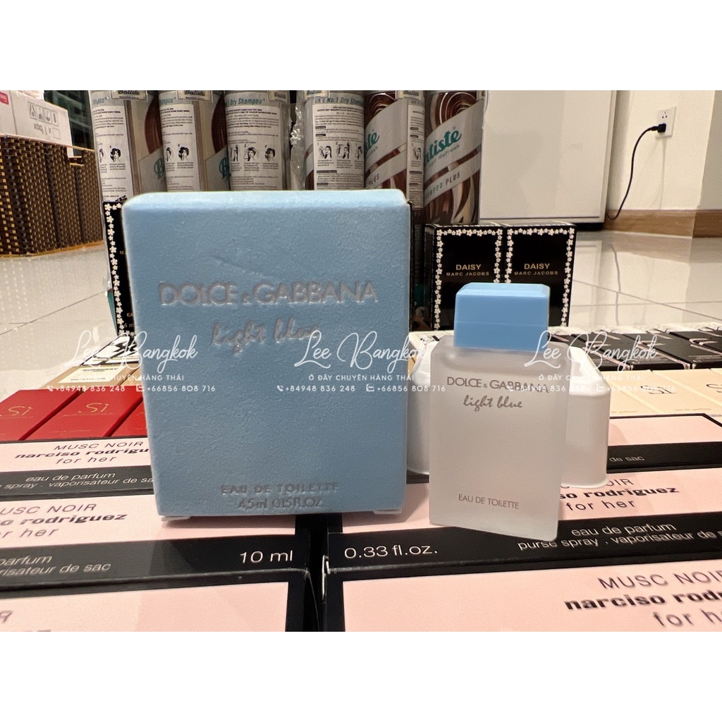 [Chính Hãng] Nước Hoa Mini Dolce &amp; Gabbana The One, Only Love, Light Blue, Peony Perfume Chuẩn Auth Cực Thơm