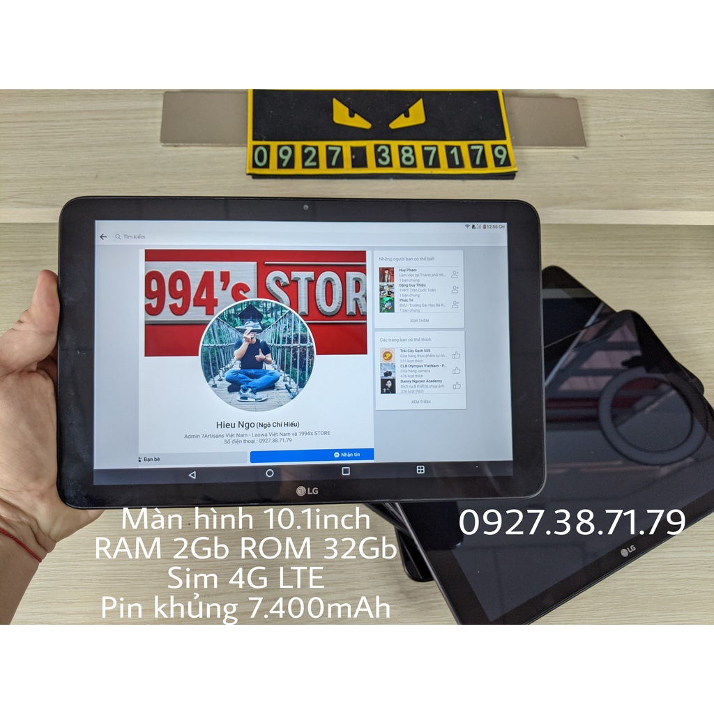 Máy tính bảng LG V930 - LG G Pad X 10.1 inch Học trực tuyến - Sim 4G Lướt Web, Youtube, TikTok, Xem phim mượt mà