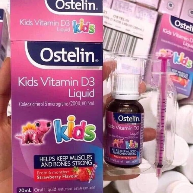 OSTELIN KIDS VITAMIN D3 LIQUID ( Mẫu mới )