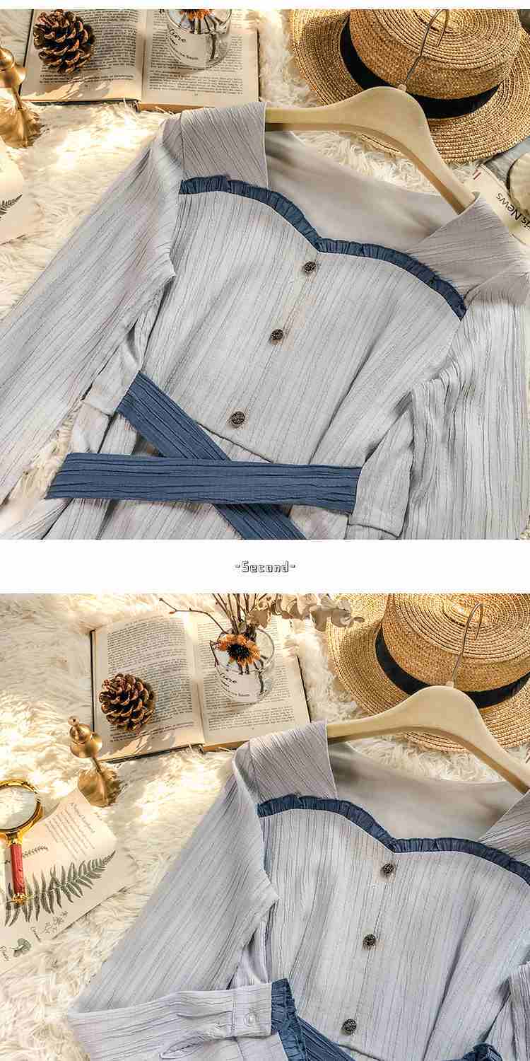 South Asgard Dress Fairy Girl Mori Style Super-Fairy Petite Waist-Tight Stem Orange First Love Japanese Sweet and Spicy Style Dress【3Month6Day After】 | BigBuy360 - bigbuy360.vn