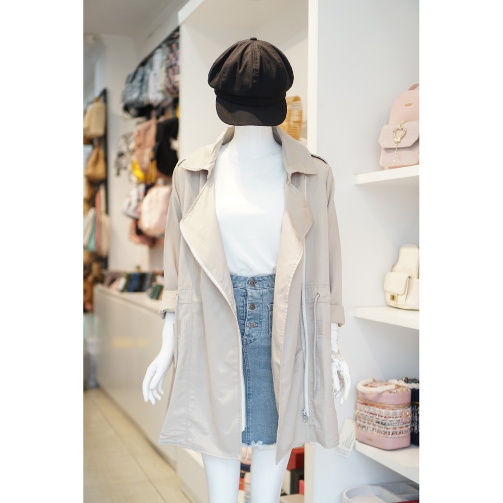 Áo Măng Tô 1 Lớp Dáng Dài 055