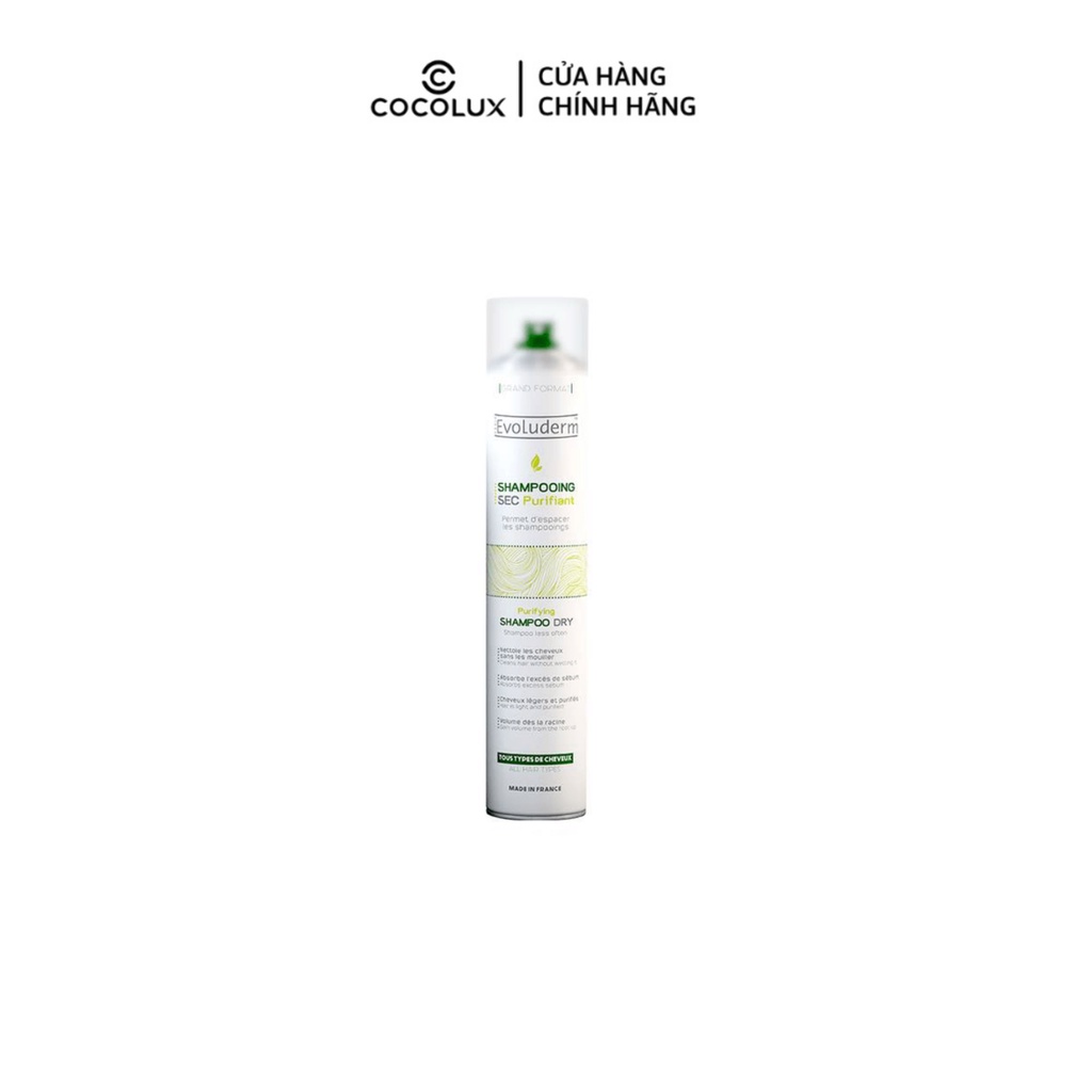 Dầu Gội Khô Evoluderm 400ml