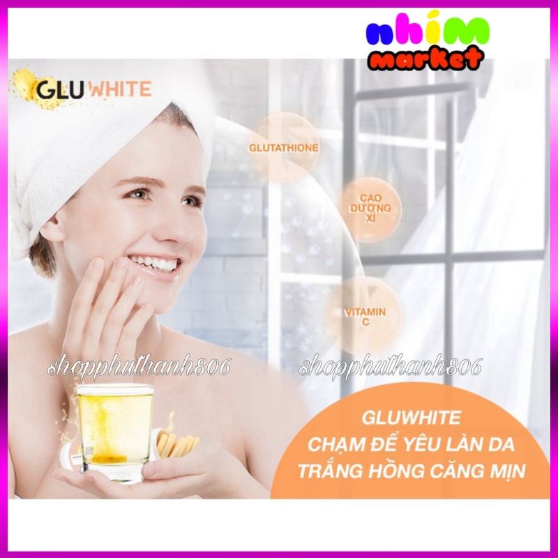 Sủi Trắng Da Gluwhite - Hỗ Trợ Làm Đẹp Da, Giảm Thâm, Mờ Nám, Bảo Vệ Da | Thế Giới Skin Care