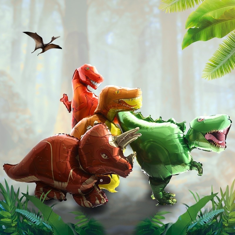 Bóng Trang Trí Khủng Long Size Nhỏ Nhiều Mẫu