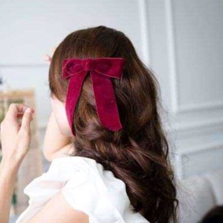 Kẹp tóc bấm vải nhung mềm cao cấp Thái Lan