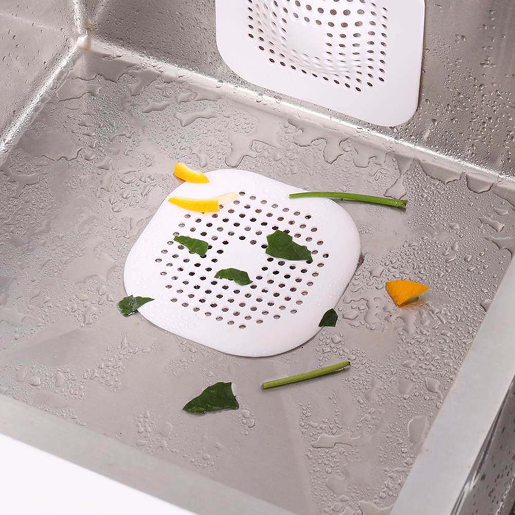 Nắp Silicone Chặn Tóc Chống Nghẹt Cống Nhà Tắm / Nhà Bếp Khử Mùi Tiện Dụng