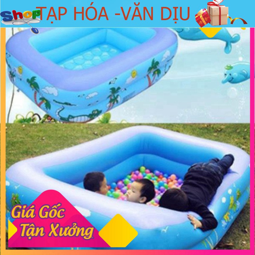 bể bơi phao Bể bơi mini gia đình 1m2 2 tầng Hạn Dùng Mới Nhất