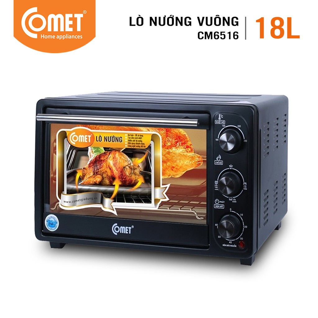 Lò nướng đa năng 18lít Comet CM6516