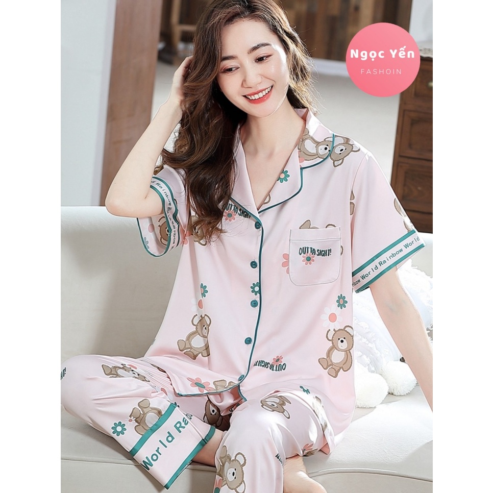 Đồ bộ pyjama ngắn tay Quảng Châu cao cấp loại 1
