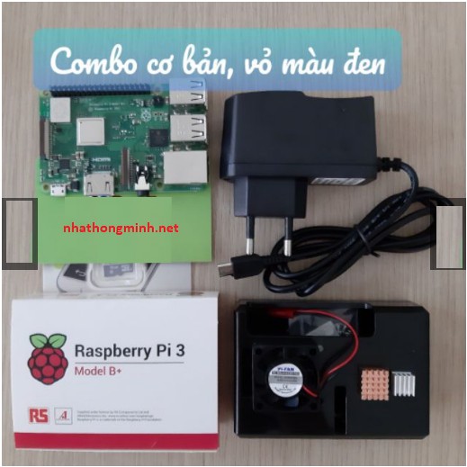 Bộ máy tính Raspberry Pi 3 Model B+ UK - Cài sẵn Docker Hassio, Hỗ trợ chơi Home Assistant