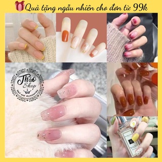 Bộ 24 móng tay giả siêu xinh tặng kèm keo và dũa
