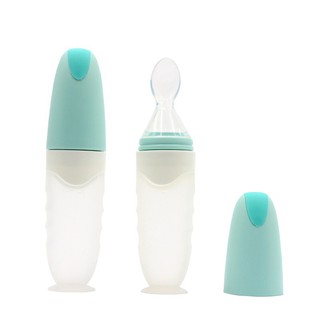 Bình Thìa Ăn Dặm Silicon Cao Cấp (Loại 90ml) DDBT146