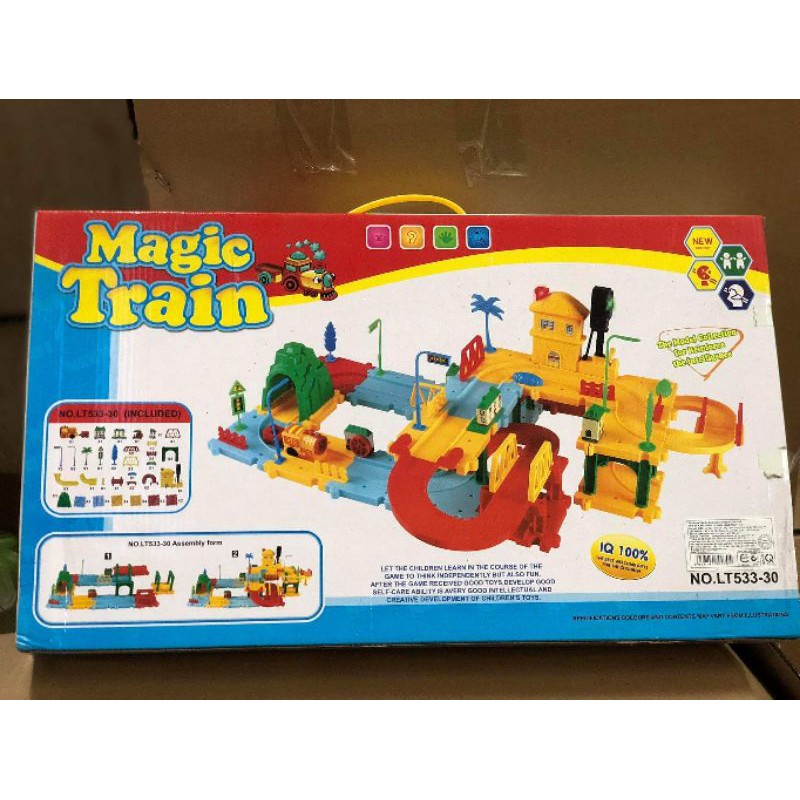đồ chơi lắp ráp đường ray tàu hoả cho bé