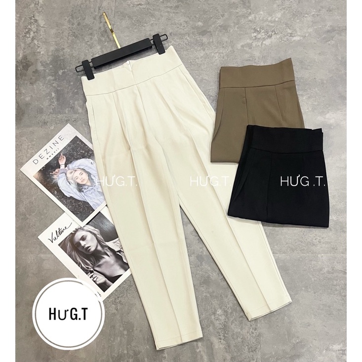 QUẦN BAGGY LỤA CẠP CAO TÔN DÁNG MS15292