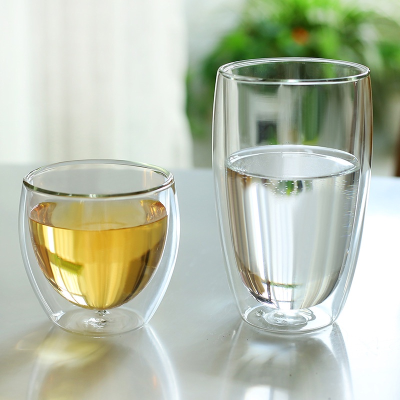 Cốc thủy tinh hai lớp 250ml - 350ml - 450ml  HX250