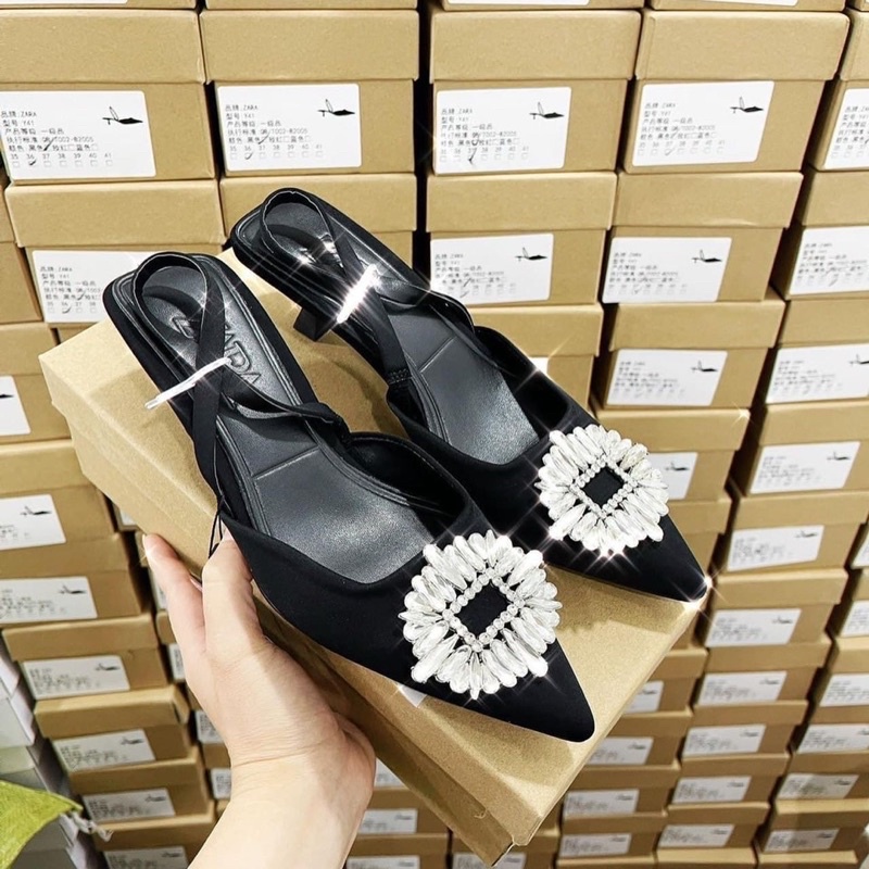 Giày cao gót Zr TQXK đế thấp