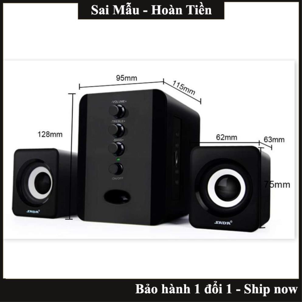 Loa Bãi Nhật, Bộ Loa Máy Tính Usb Sada D202 2020 giá Rẻ Âm Thanh Sống Động