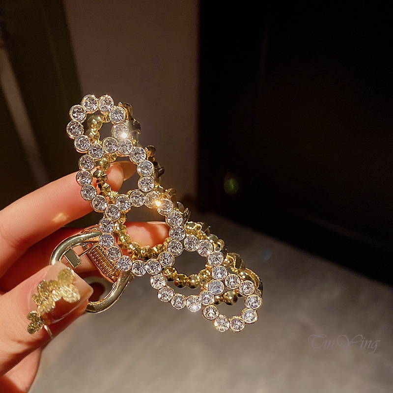 GETNOIVAS Kẹp tóc càng cua thiết kế đơn giản dễ thương cho nữ