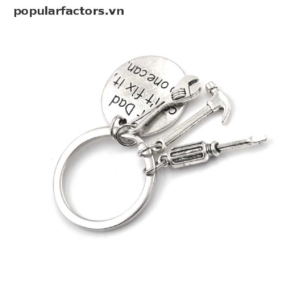 Móc Khóa In Chữ If Dad Can 'T Fix It No One Can Hand Tool Làm Quà Tặng Dadaddy