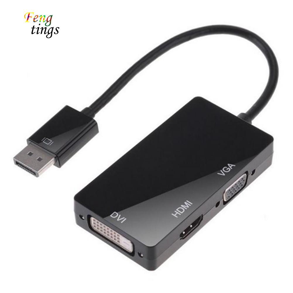 Thiết bị chuyển đổi từ cổng DP sang HDMI/DVI/VGA 3 trong 1 chuyên dụng