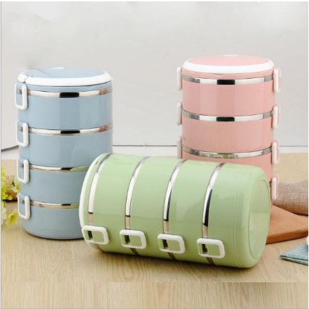 Cặp Lồng Inox Giữ Nhiệt Bốn Tầng Cao Cấp | BigBuy360 - bigbuy360.vn