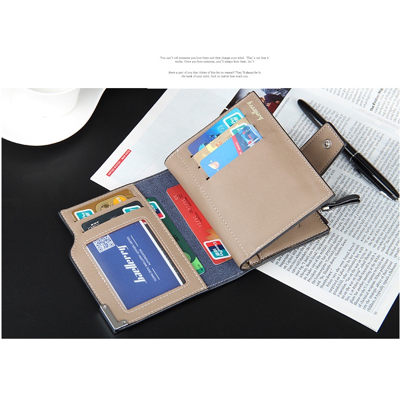 Ví Nam Hàng Hiệu Baellerry nhỏ gọn nhiều ngăn - D1282