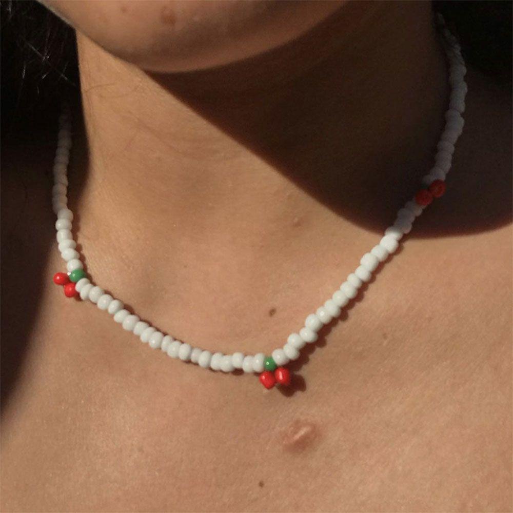 Vòng cổ Mặt Trái Cây Dễ Thương Phong Cách Boho