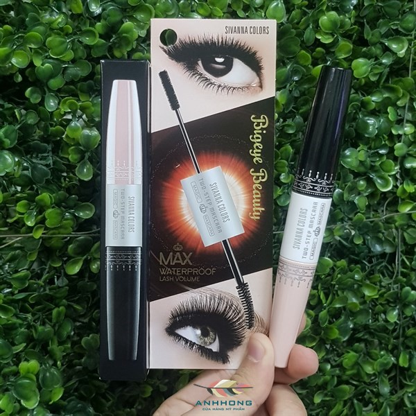 Mascara không thấm nước dày & tơi mi 2 đầu Sivanna Colors 6X HF891 | BigBuy360 - bigbuy360.vn
