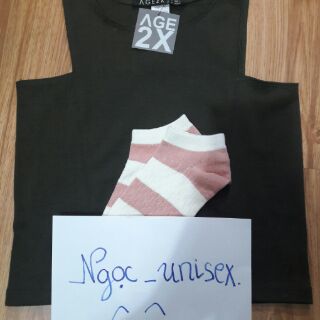 SALE Áo Croptop cutout AGE2X