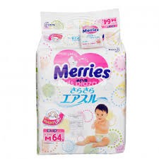 Bỉm dán/quần Merries nội địa Nhật Bản đủ size