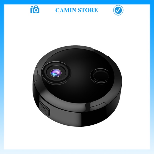 Camera mini wifi an ninh HDQ15 kết nối với điện thoại từ xa, có pin, không dây, quay ban đêm xa 10m